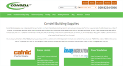 Desktop Screenshot of condell-ltd.com