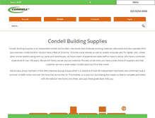Tablet Screenshot of condell-ltd.com
